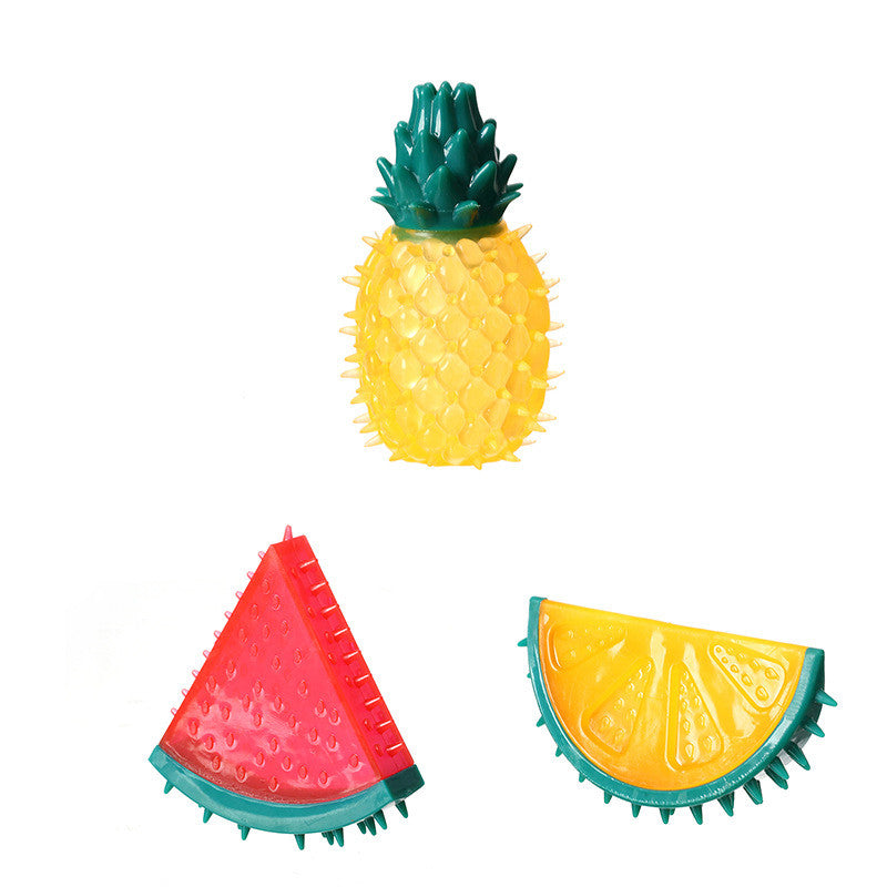 Squeaky Fruit Pal Chew Toy