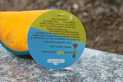 Squeaky Fruit Pal Chew Toy